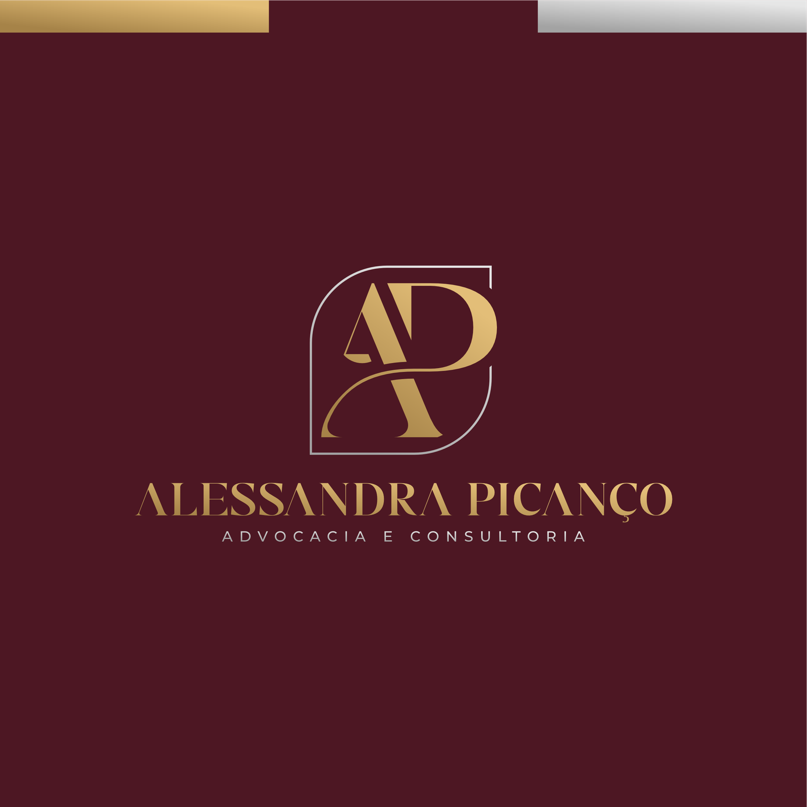 Projeto de identidade visual Alessandra Picanço